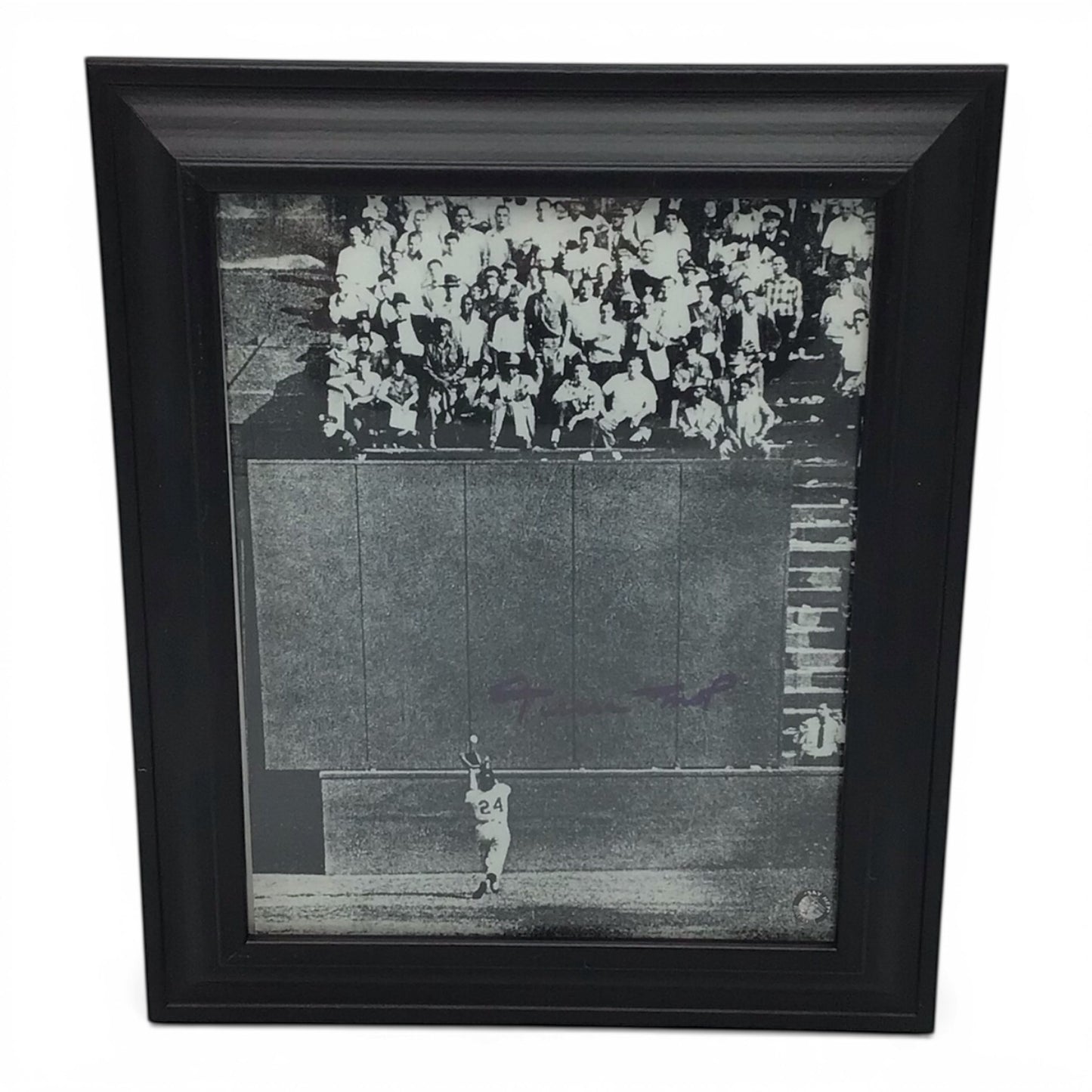 Framed Willie Mays Signed Photo
