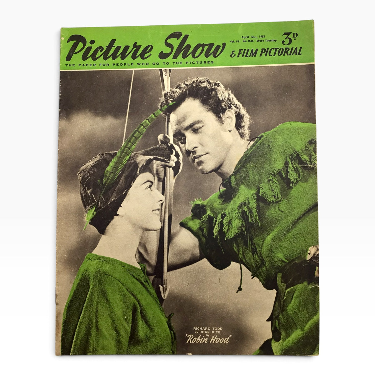 Vintage 1952 Picture Show & Film Pictorial British Film Magazine Set - 3 Issues