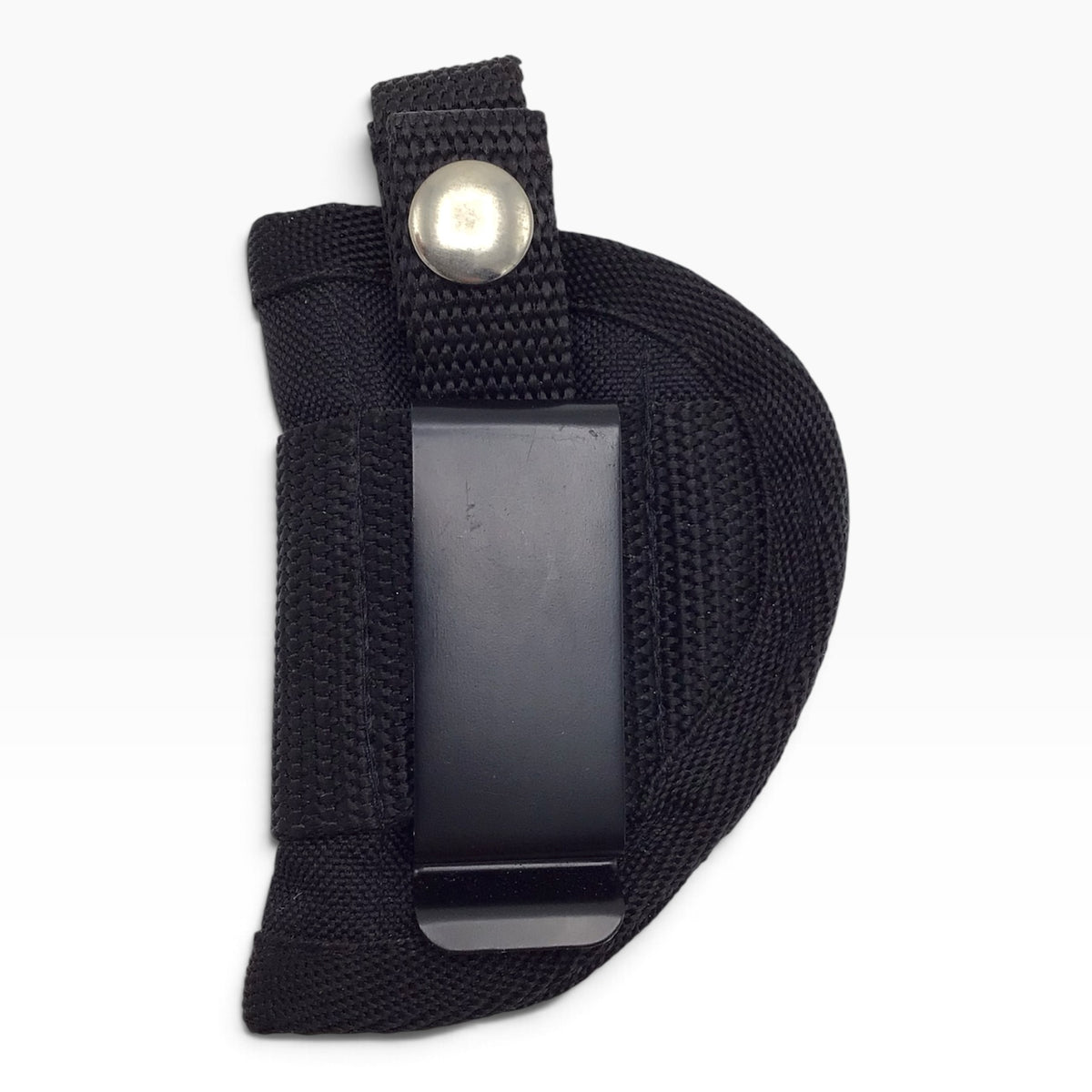 Black Nylon Clip-On Holster with Retention Strap