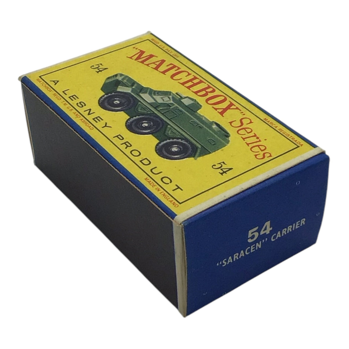 Lesney Matchbox Series #54 "Saracen" Carrier w/ Original Box