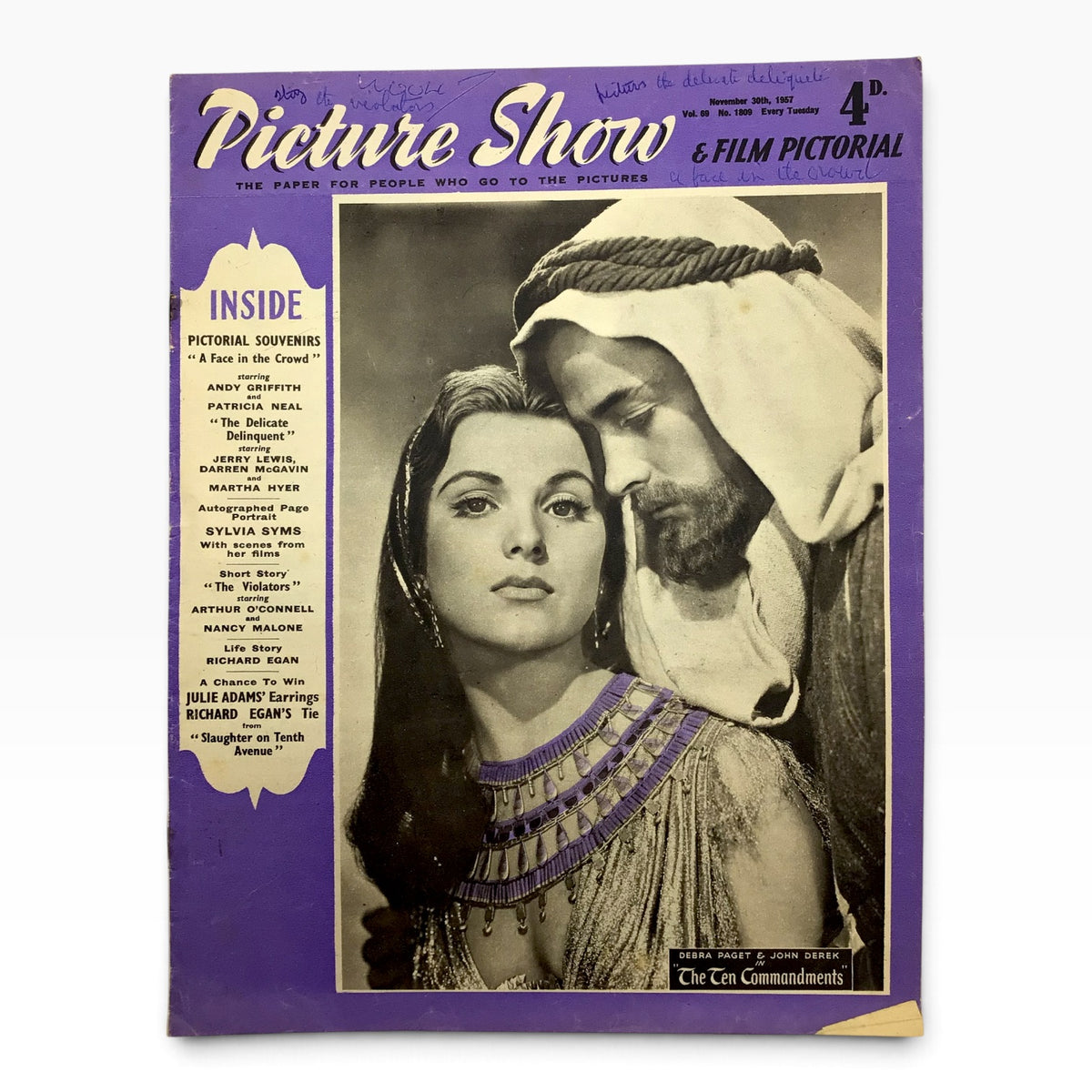 Vintage 1957 Picture Show & Film Pictorial British Film Magazine Set - 31 Issues