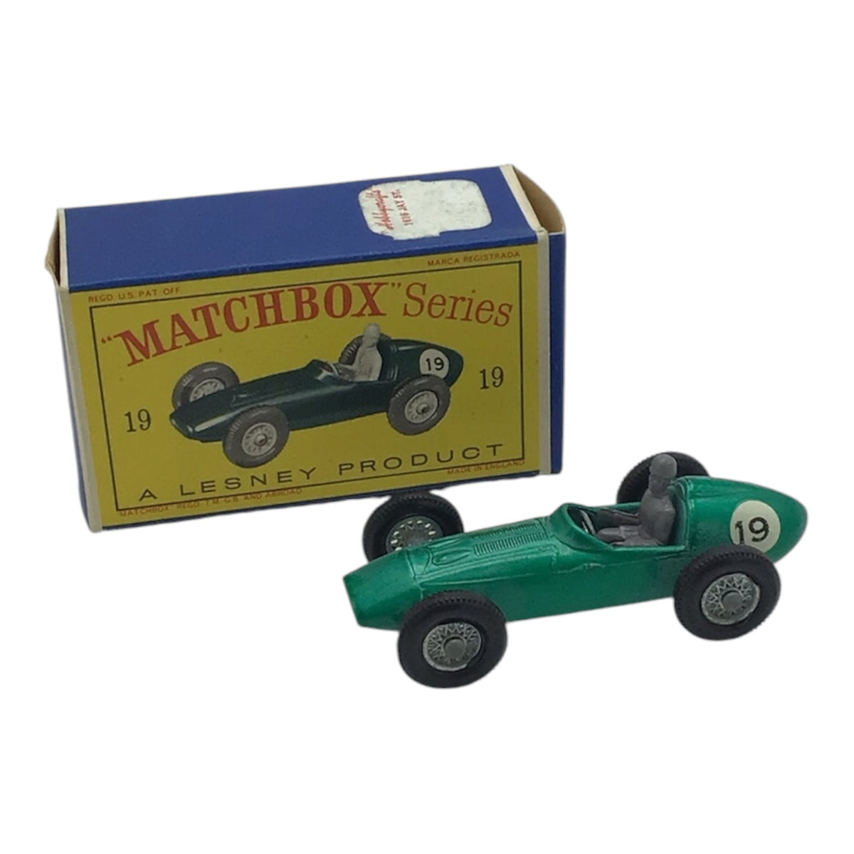Lesney Matchbox Series #19 Aston Martin Racer w/ Original Box