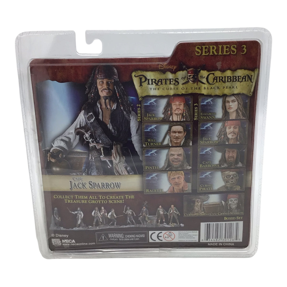 Pirates of the Caribbean Capt. Jack Sparrow Series 3 Figure - NECA