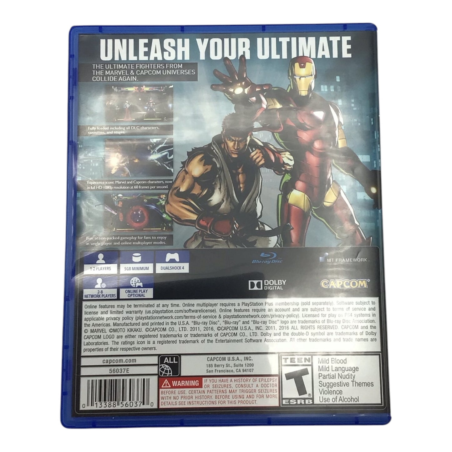PlayStation 4 Ultimate Marvel vs. Capcom 3 Game