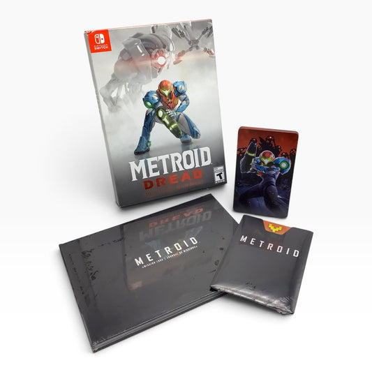 Metroid Dread Special Edition – Nintendo Switch – Game, SteelBook, Artbook & Art Cards