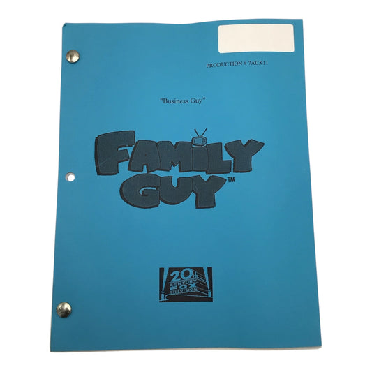 Family Guy "Business Guy" Table Draft Script Production #7ACX11