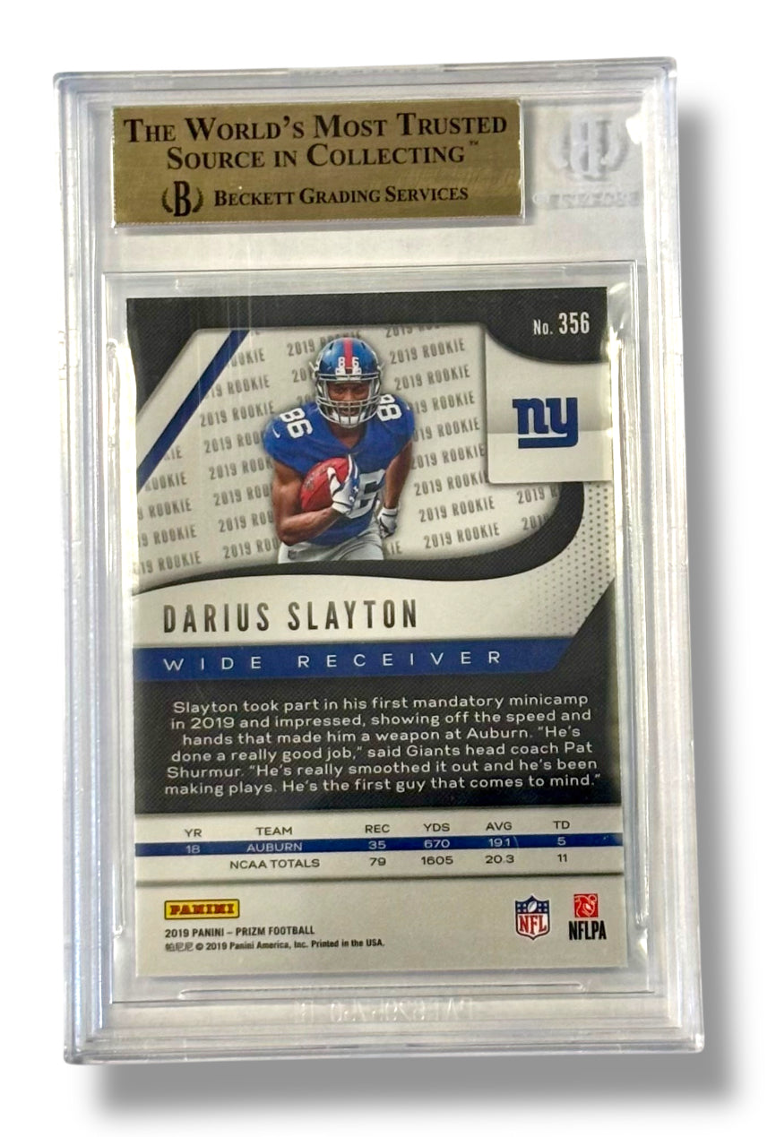 2019 Prizm #356 Darius Slayton Rookie RC BGS 9.5 - 0013421138