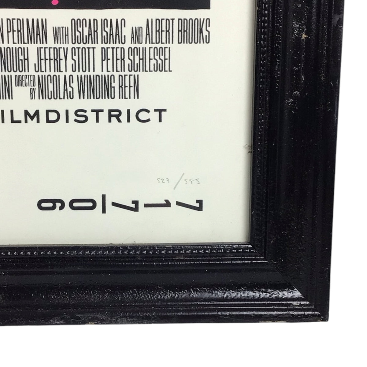DRIVE (2013) v2 by Tyler Stout Limited Edition 523/585 - Framed Silkscreen Movie Poster
