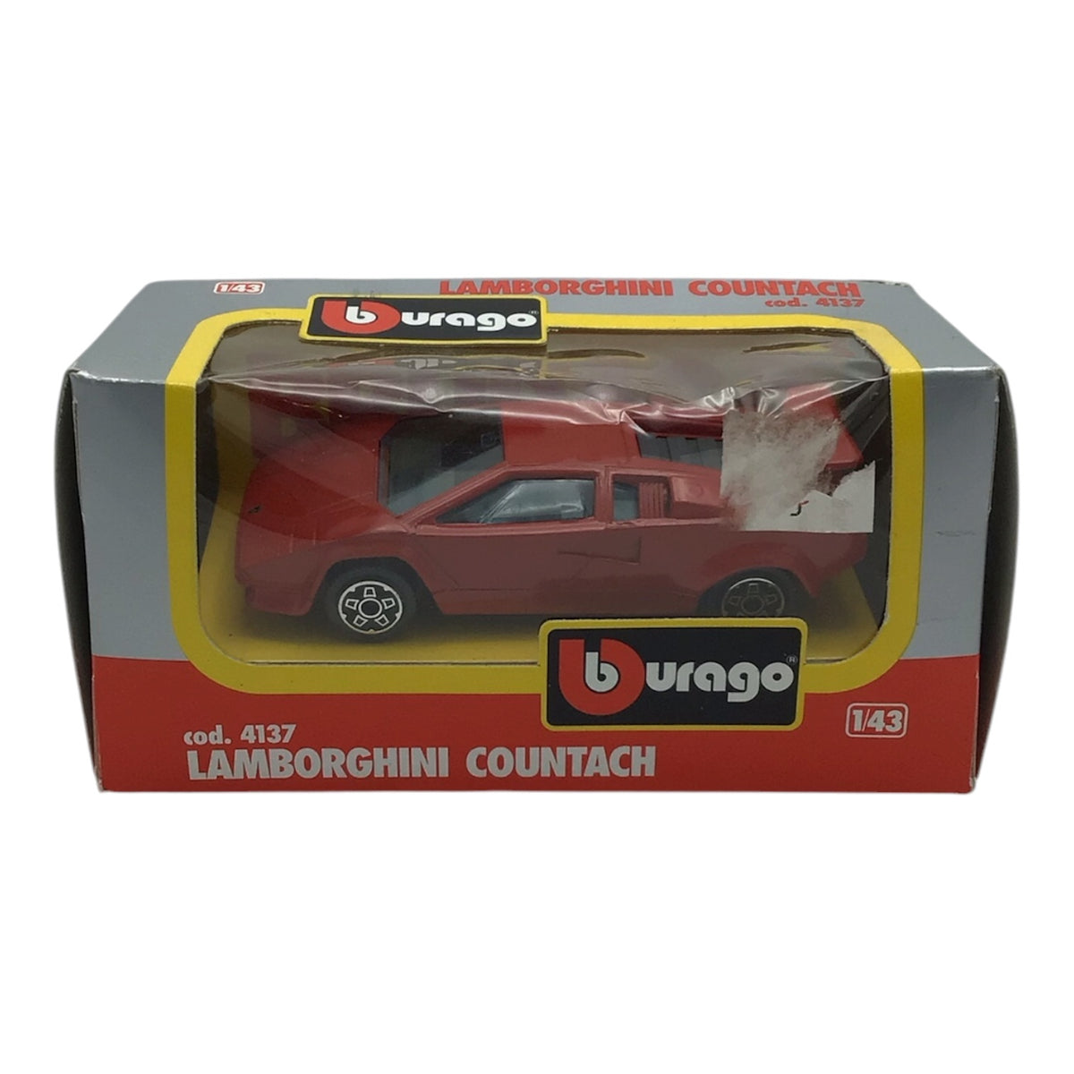 Burago Lamborghini Countach 1:43 Scale Die Cast Car