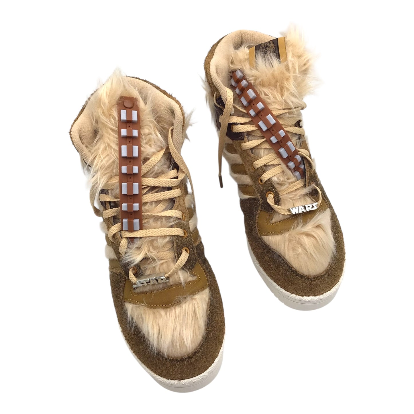 Adidas Rivalry Hi Chewbacca Star Wars Shoes – Raw Desert – Men's Size 9.5