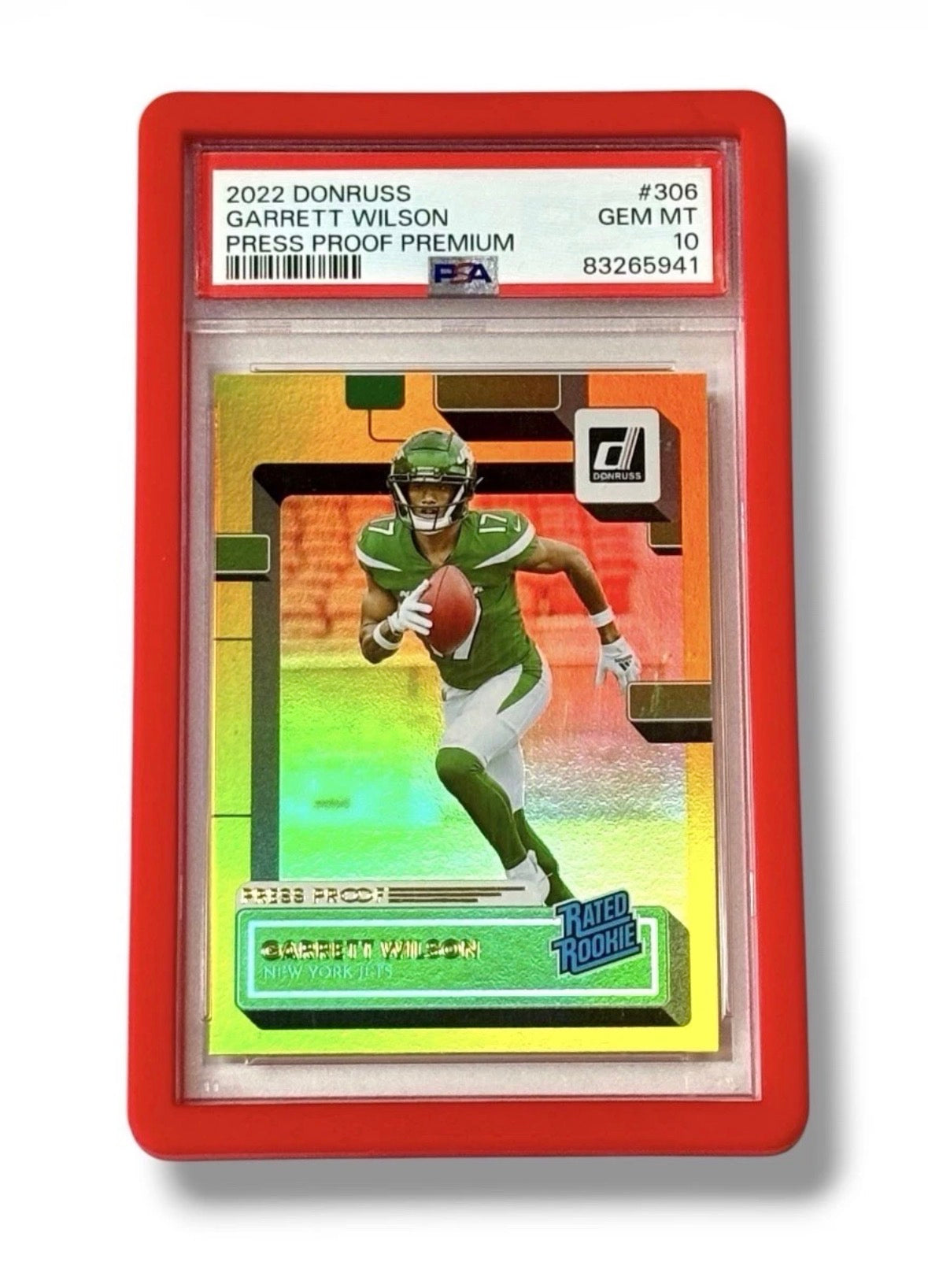 2022 Donruss Press Proof Premium RC Rookie Garrett Wilson PSA 10 - 83265941