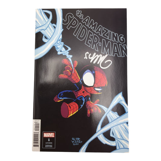 The Amazing Spider-Man #1 Variant Edition Signed by Skottie Young – COA