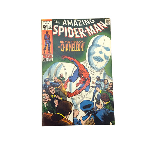 Marvel Comics – The Amazing Spider-Man #80 – “On the Trail of… The Chameleon” (VG)