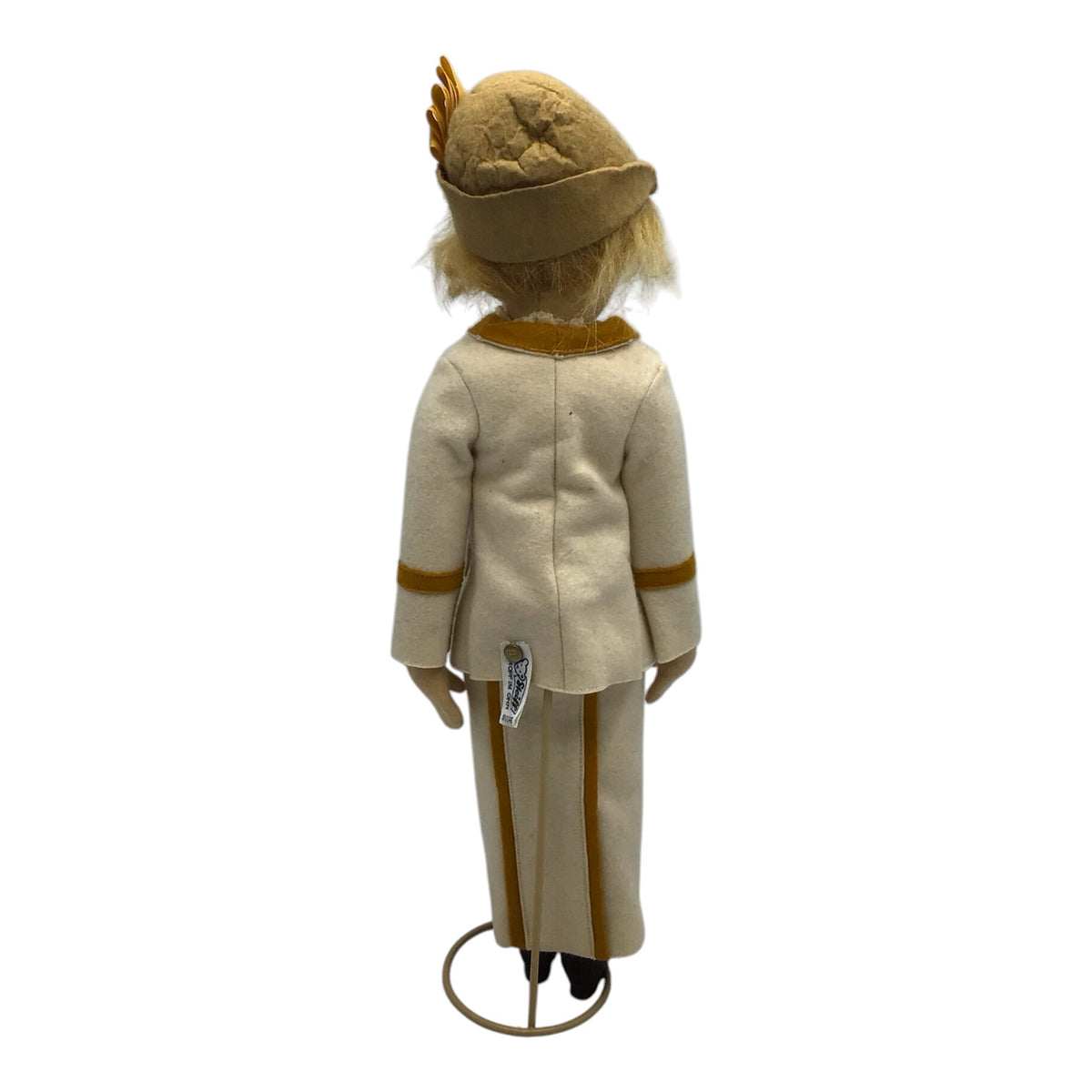 German Steiff Tennis Lady Betty Felt Doll 9100/45 - Num. 86/87