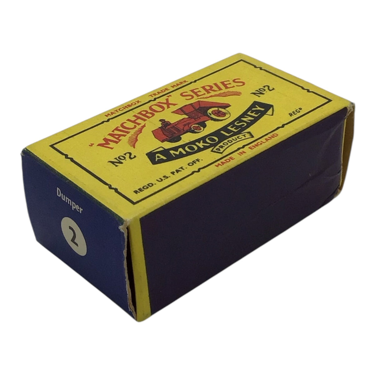 Moko Lesney Matchbox Series No. 2 Dumper w/ Original Box