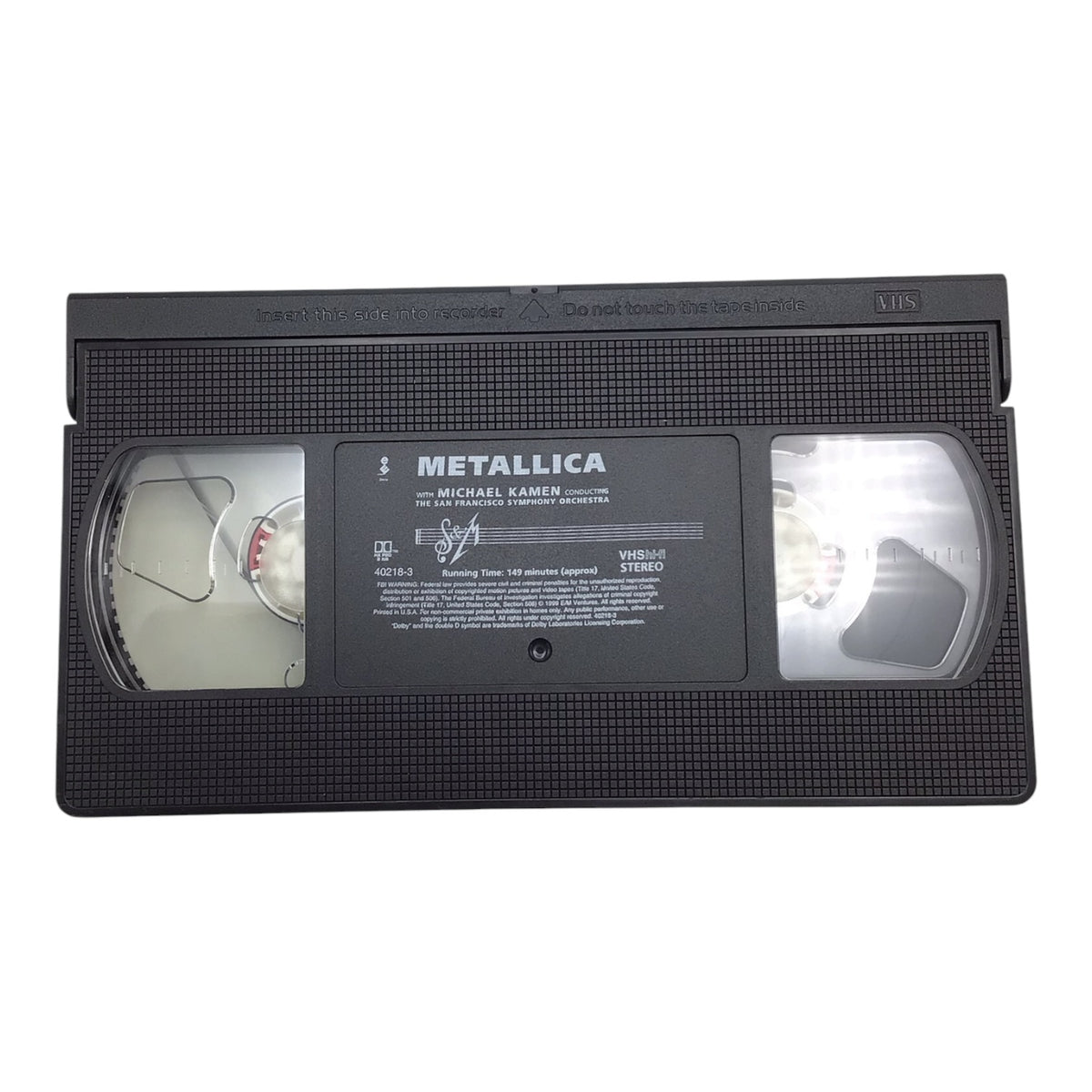 Metallica w/ Michael Kamen Conducting The San Francisco Symphony Orchestra & Documentary Video VHS Tapes