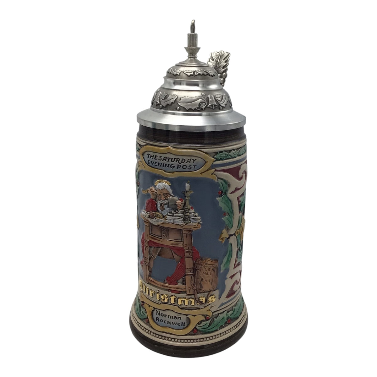 The Saturday Evening Post Christmas Selection Beer Stein - Santa's Mailbag