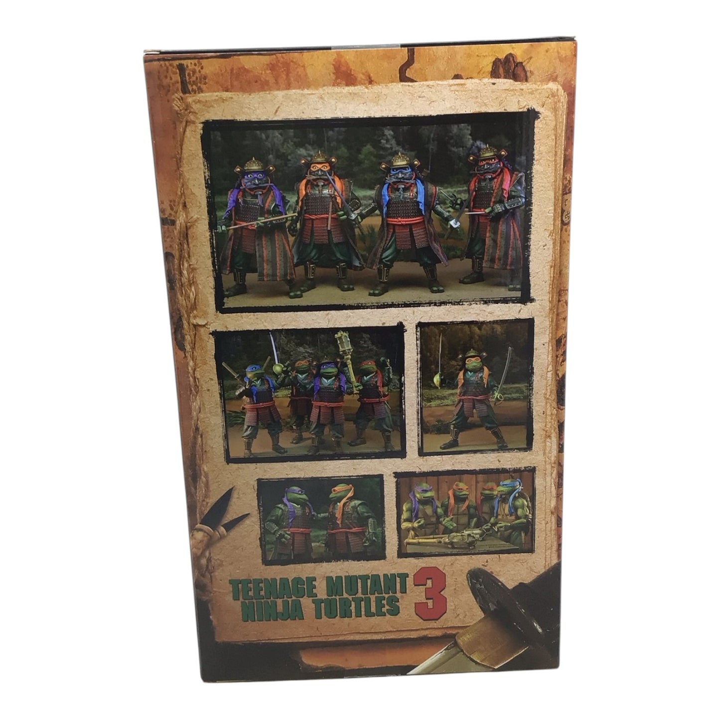 SDCC 2023 NECA Teenage Mutant Ninja Turtles 3 - 4 Figure Set