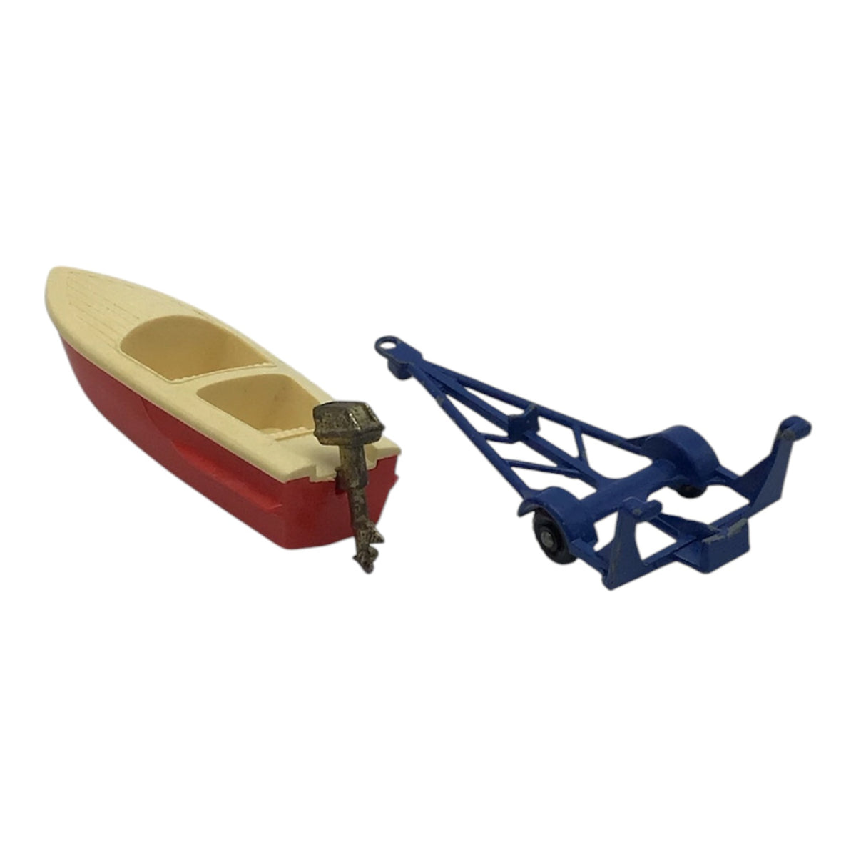 Lesney Matchbox Series No. 48 Sports Boat & Trailer w/ Original Box
