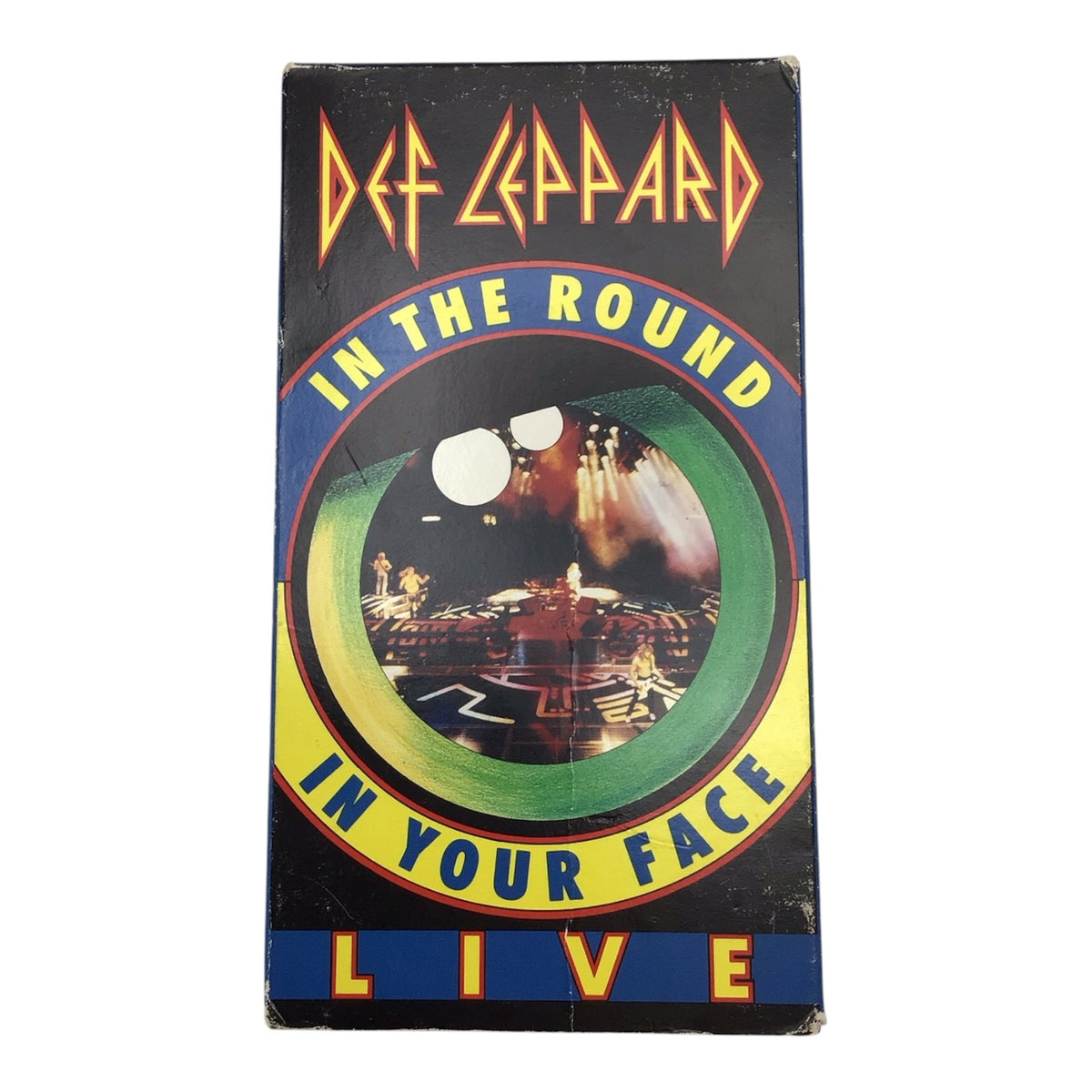 Def Lappard In The Round In Your Face LIVE VHS Tape