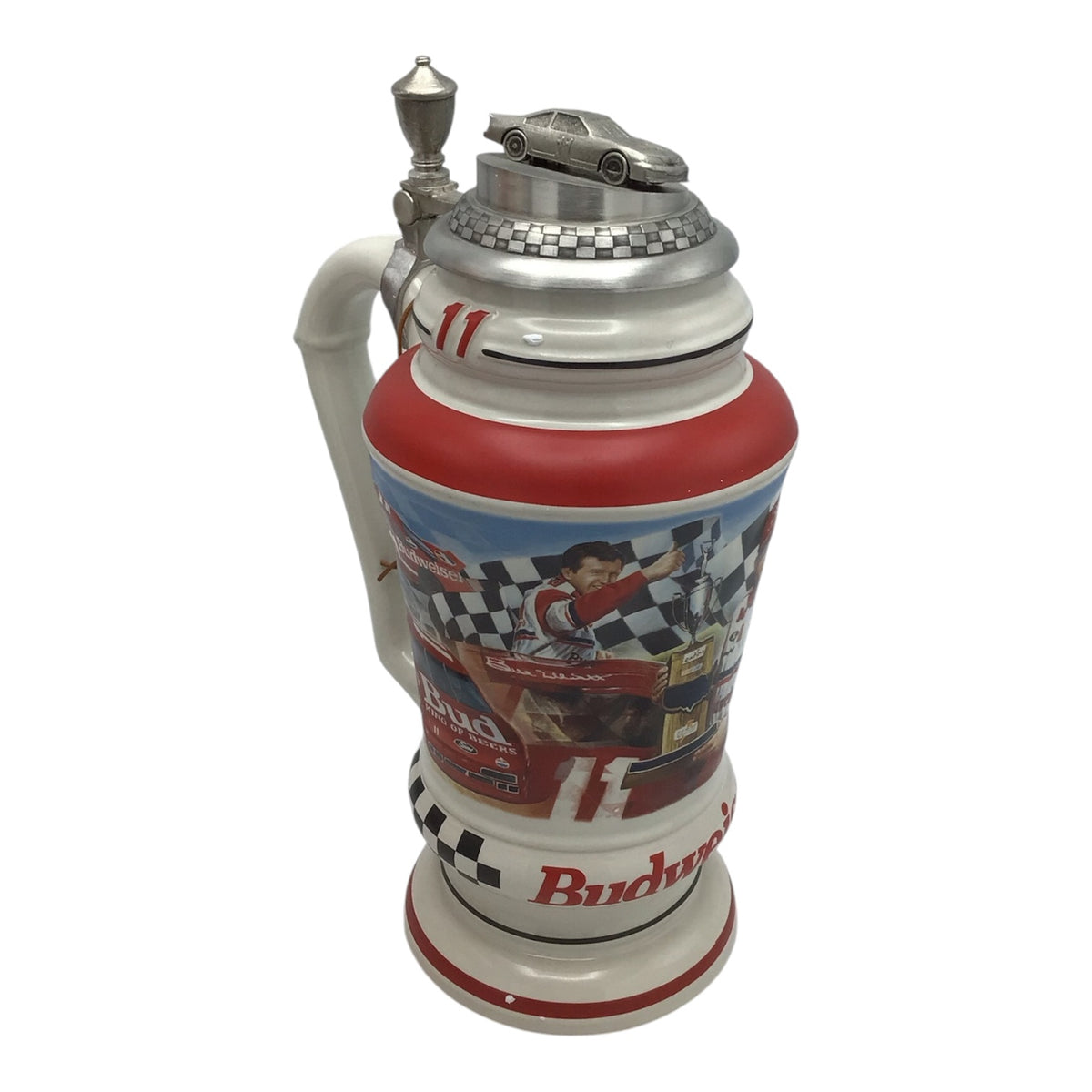 Budweiser Racing Bill Elliot #11 Racing Stein