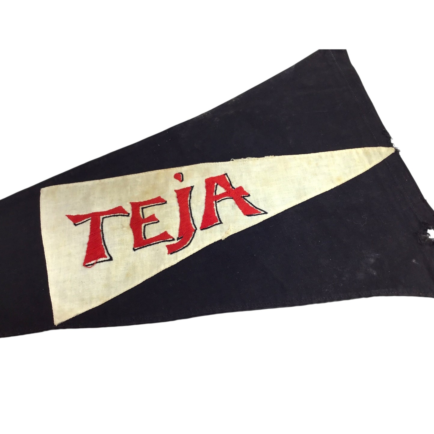 EXCEEDINGLY RARE German WW2 Hitler Youth Pennant Flag for Recruitment in Texas, USA