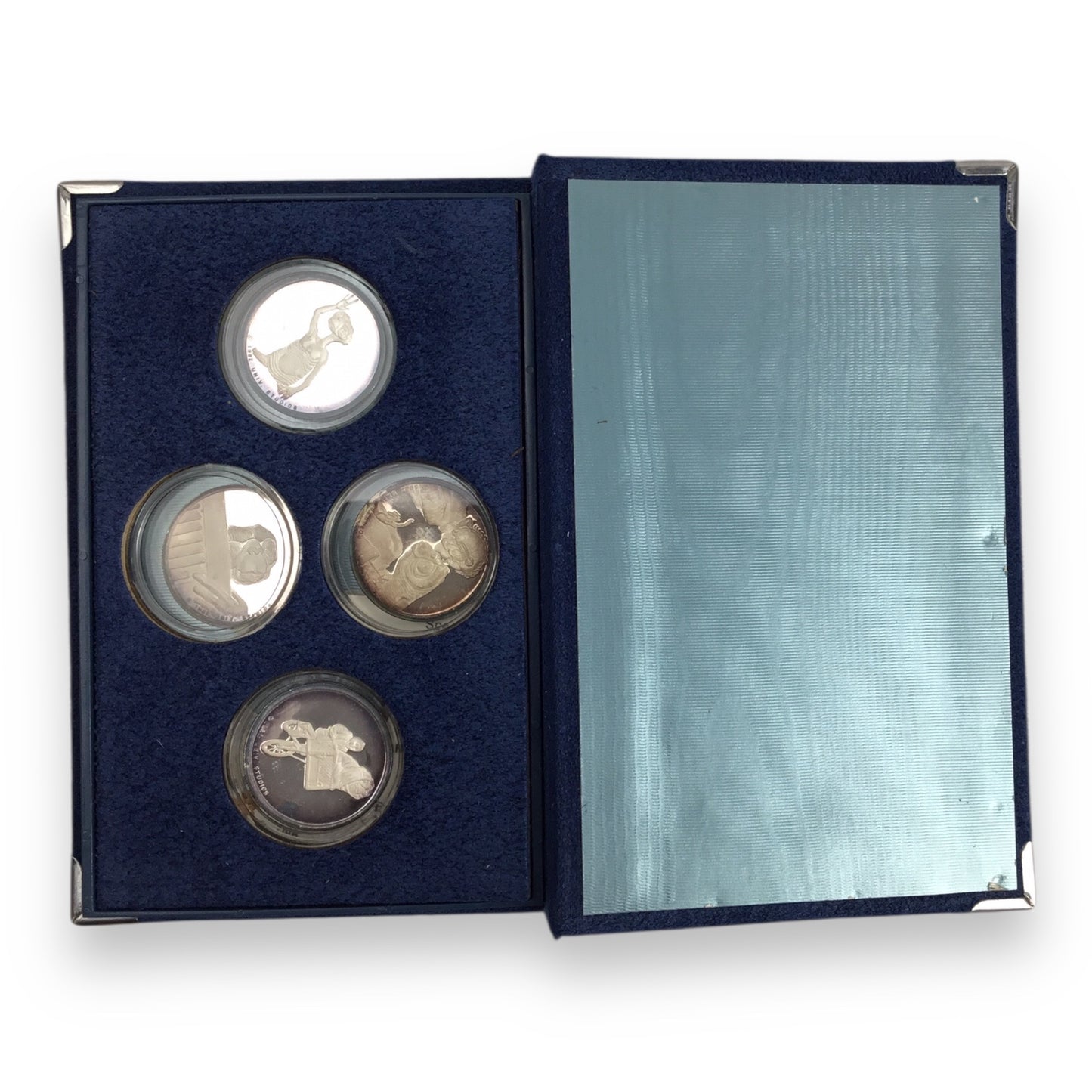 E.T The Extra-Terrestrial Limited Edition Collector Silver Coin Set 1982 with Case