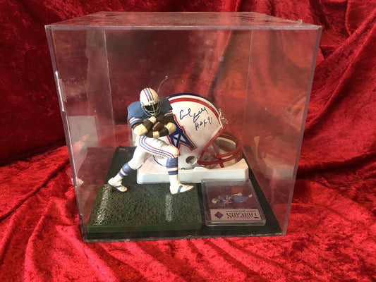 Earl Campbell Oilers Certified Authentic Autographed Mini-helmet Ballcube
