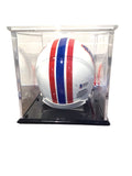 Earl Campbell Oilers Certified Authentic Autographed Mini-helmet in Shadowbox