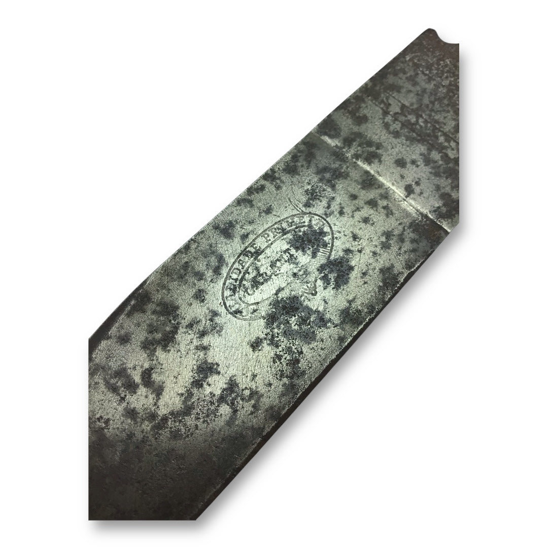 Early American Guardless Bowie Knife - Maker Marked