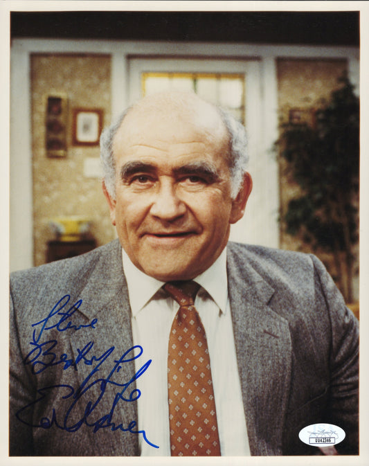 Ed Asner Signed 8x10 Photo "Have Best of Life" Autograph, JSA & PSA Cert