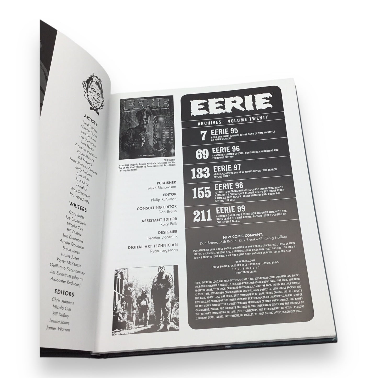 Eerie Archives Volume 20 Hardcover - Collecting Eerie #95-#99