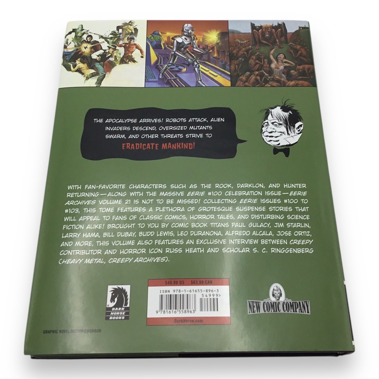 Eerie Archives Volume 21 Hardcover - Collecting Eerie #100-#103