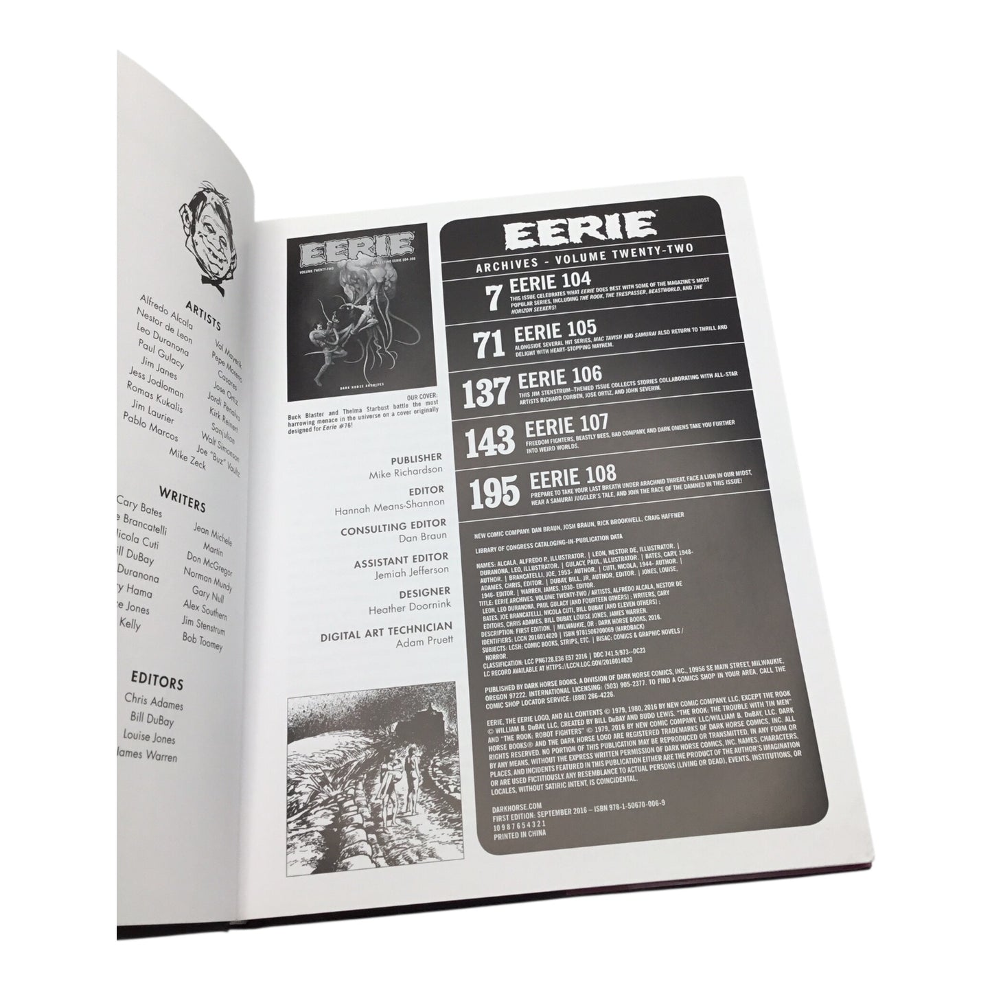 Eerie Archives Volume 22 Hardcover - Collecting Eerie #104-#108