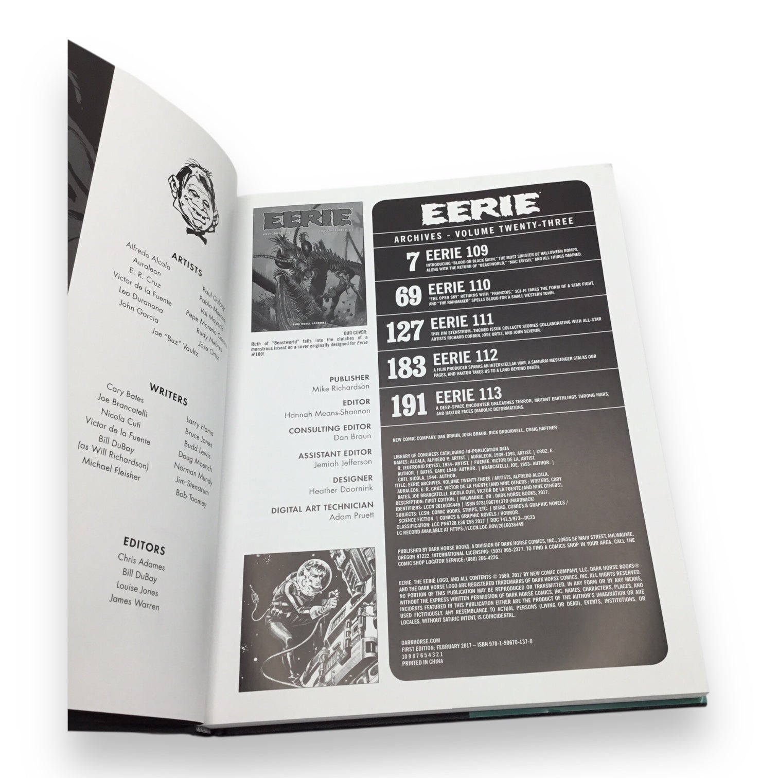 Eerie Archives Volume 23 Hardcover - Collecting Eerie #109-#113