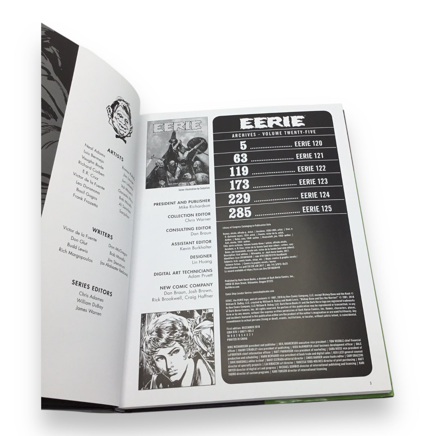 Eerie Archives Volume 25 Hardcover - Collecting Eerie #120-#125