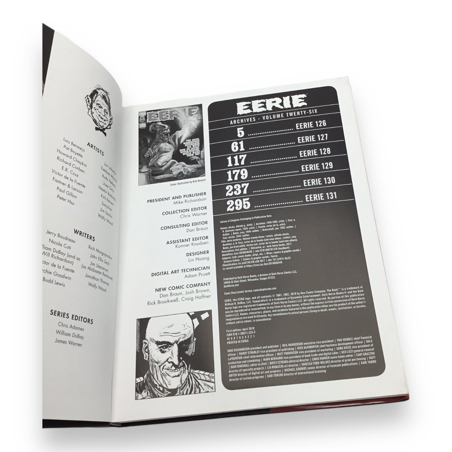 Eerie Archives Volume 26 Hardcover - Collecting Eerie #126-#131