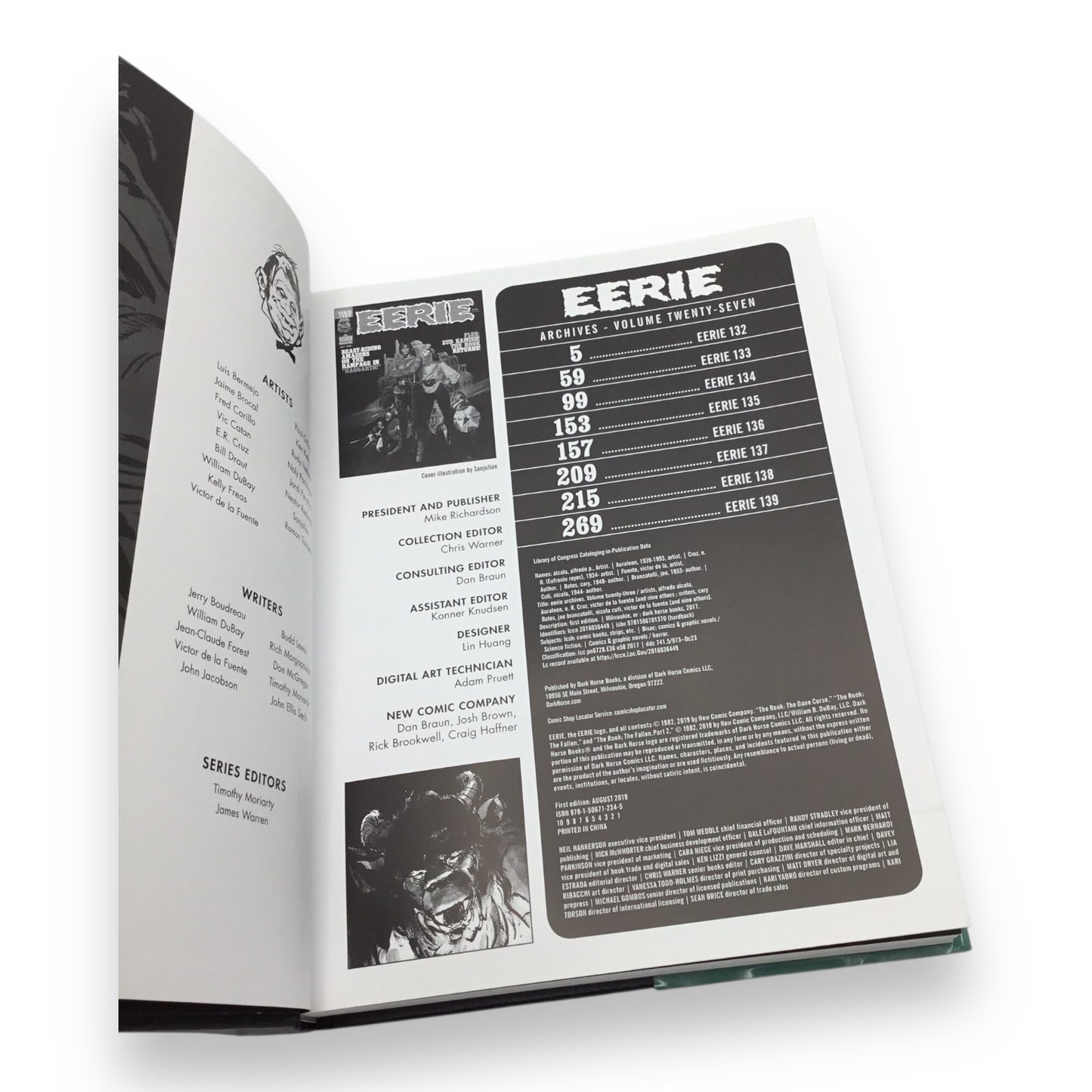 Eerie Archives Volume 27 Hardcover - Collecting Eerie #132-#139