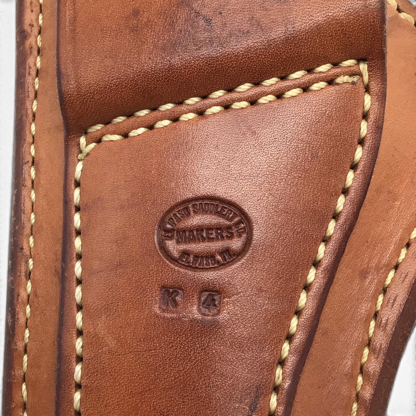 El Paso Saddlery K4 Leather Holster w/ Star Design