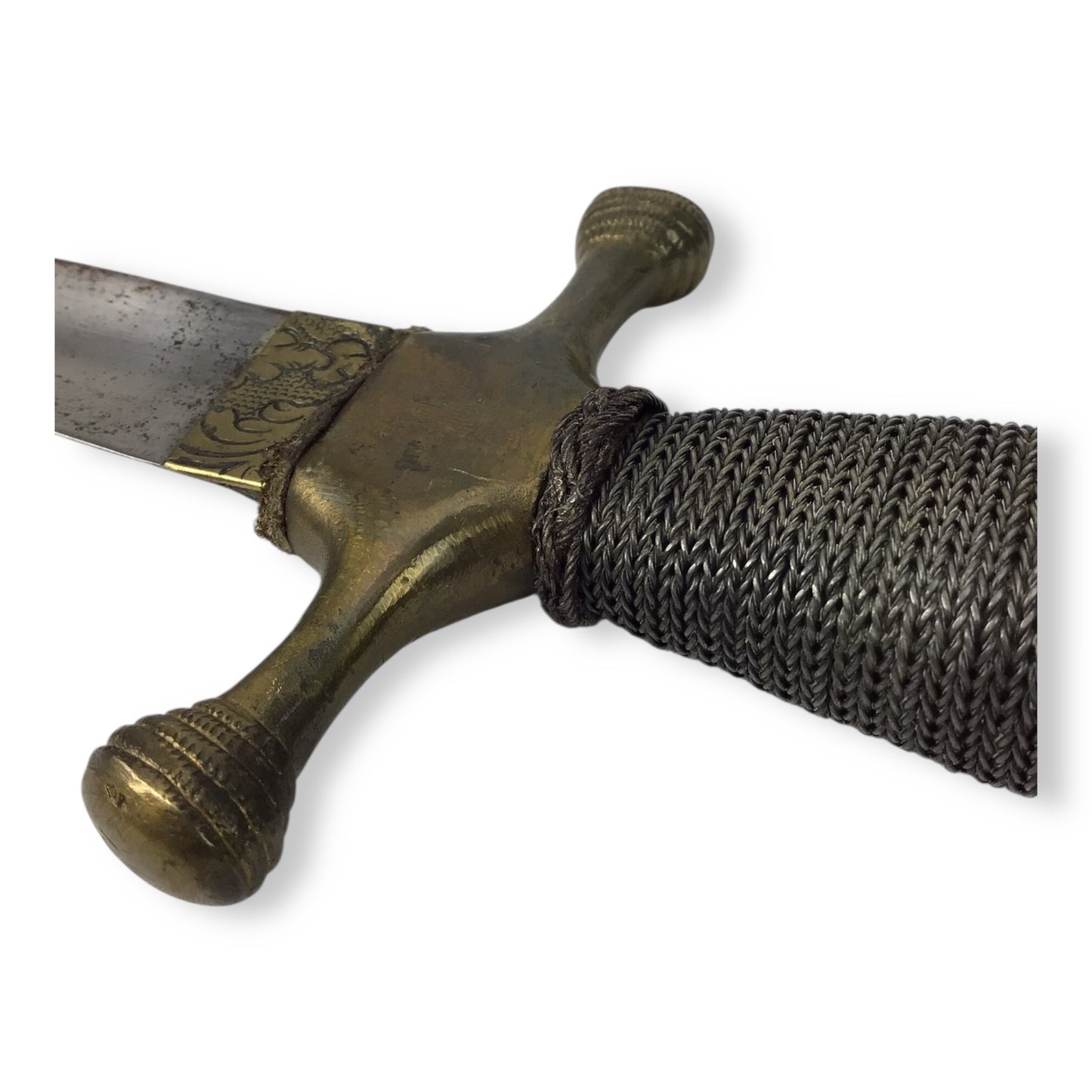 Elegant French or Spanish Naval Officer's Dirk Dagger 18th to 19th Century