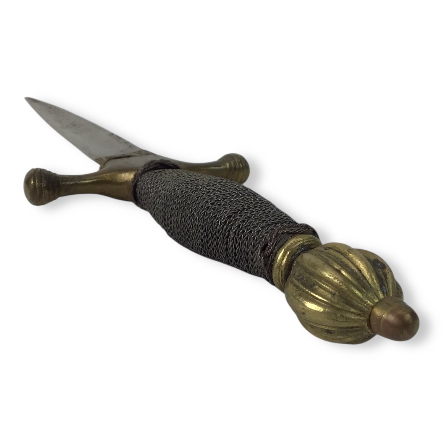Elegant French or Spanish Naval Officer's Dirk Dagger 18th to 19th Century
