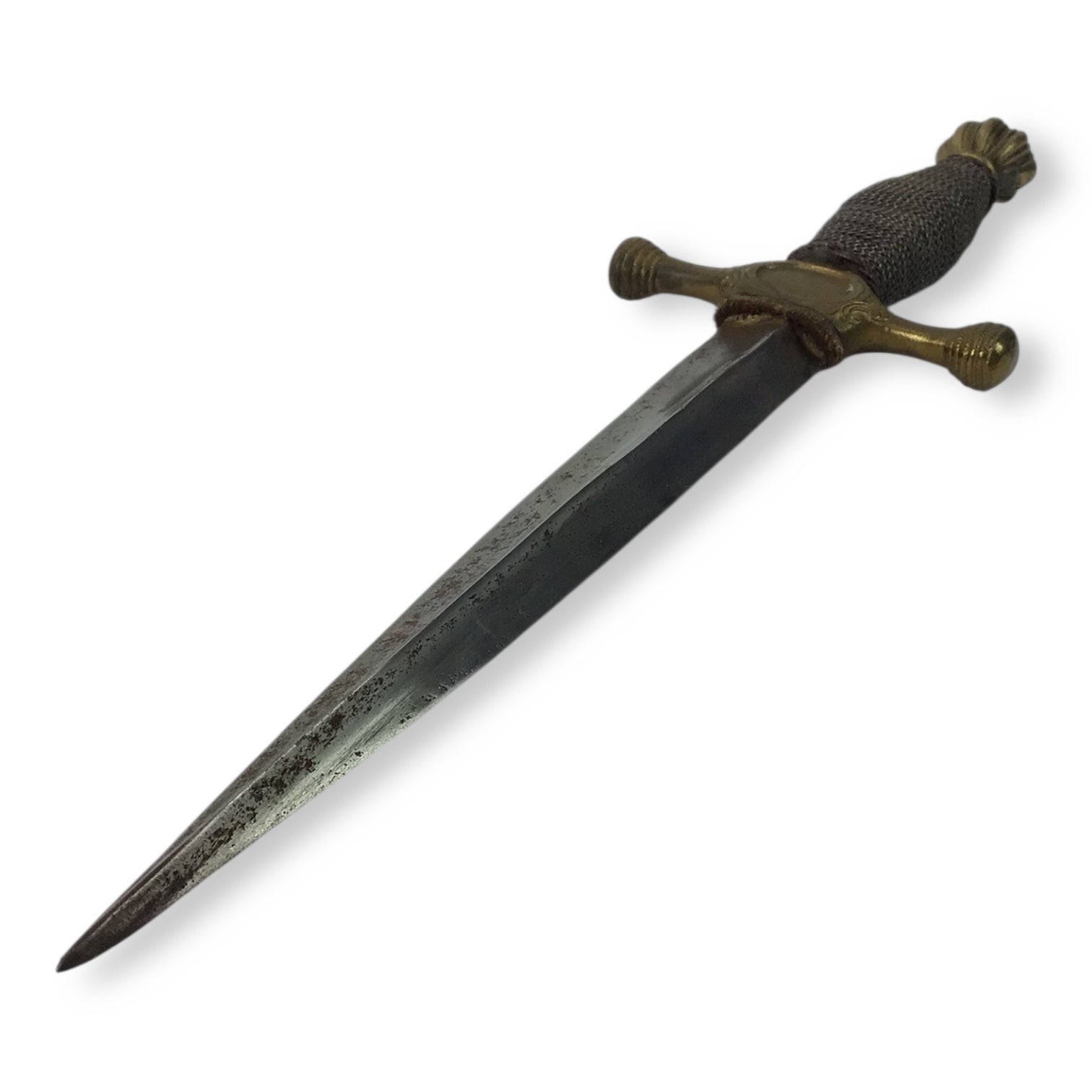 Elegant French or Spanish Naval Officer's Dirk Dagger 18th to 19th Century