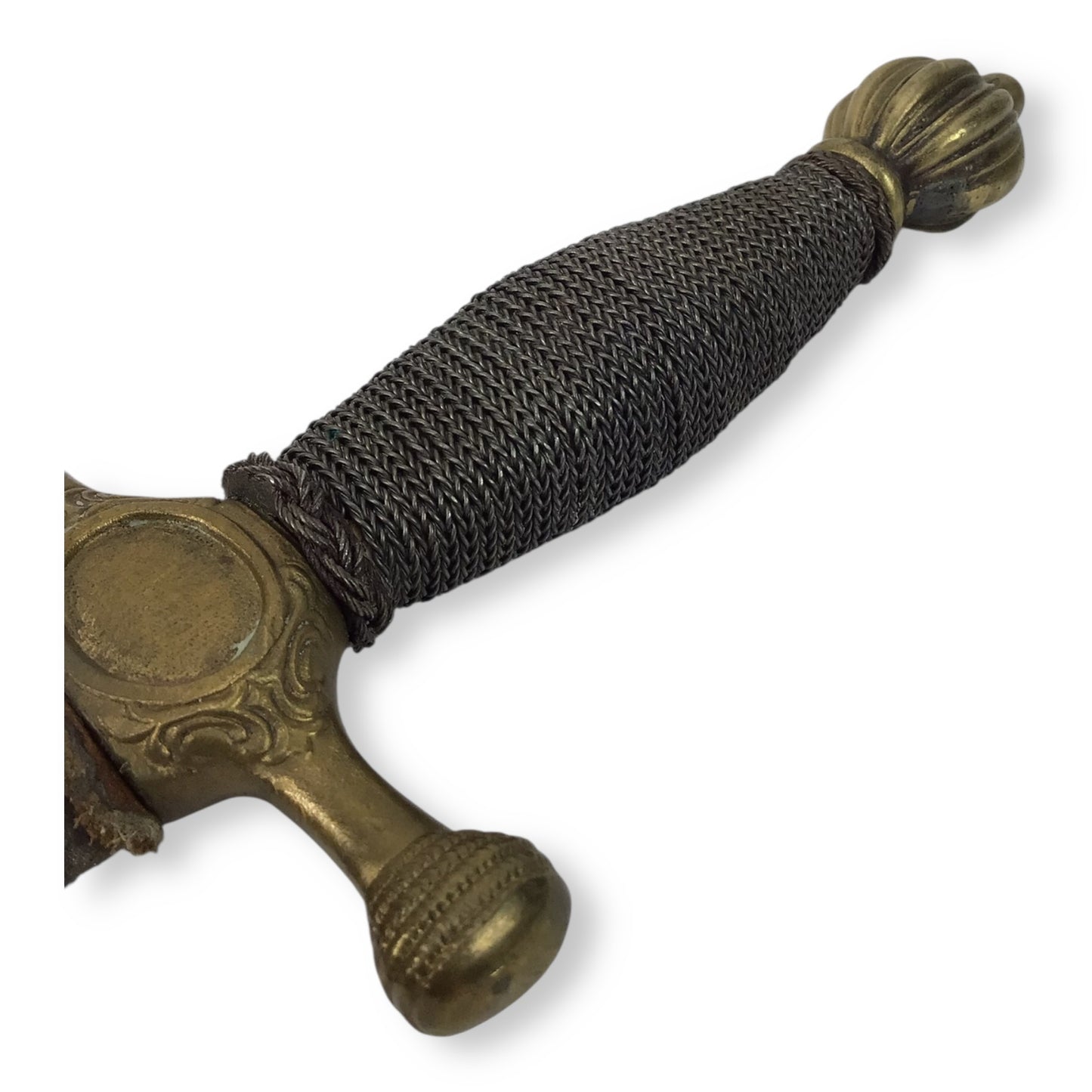 Elegant French or Spanish Naval Officer's Dirk Dagger 18th to 19th Century