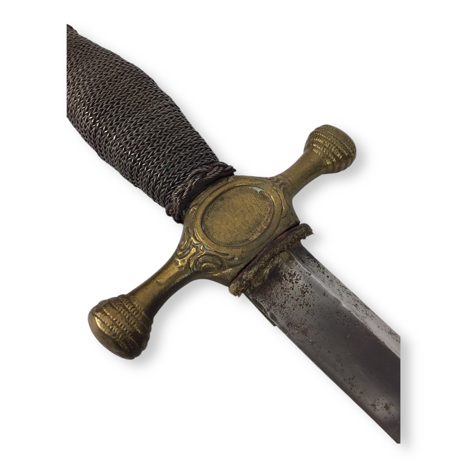 Elegant French or Spanish Naval Officer's Dirk Dagger 18th to 19th Century
