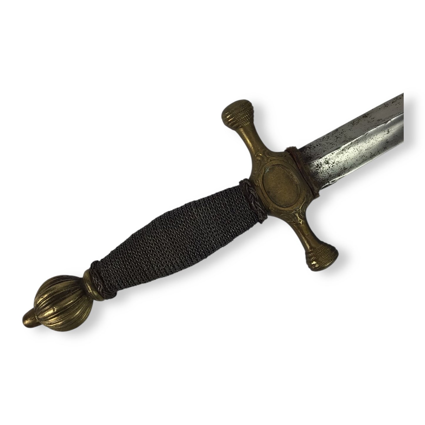 Elegant French or Spanish Naval Officer's Dirk Dagger 18th to 19th Century