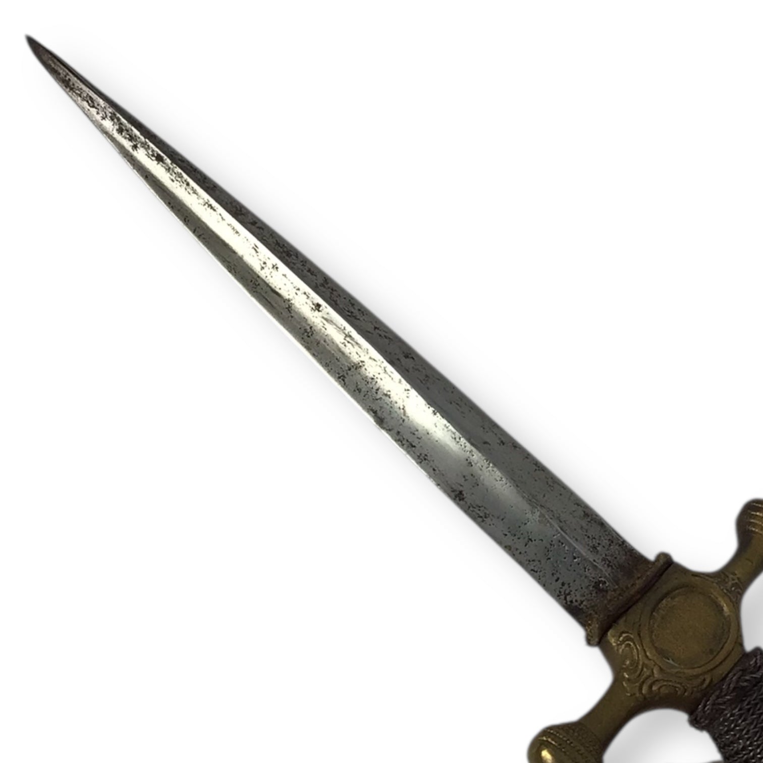 Elegant French or Spanish Naval Officer's Dirk Dagger 18th to 19th Century