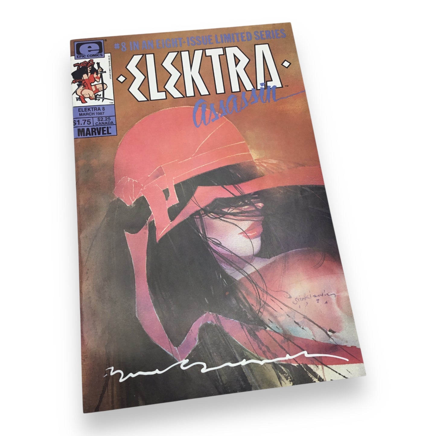 Elektra #1–8 Complete Set (1986, Marvel Comics) Signed by Mark A. Nelson