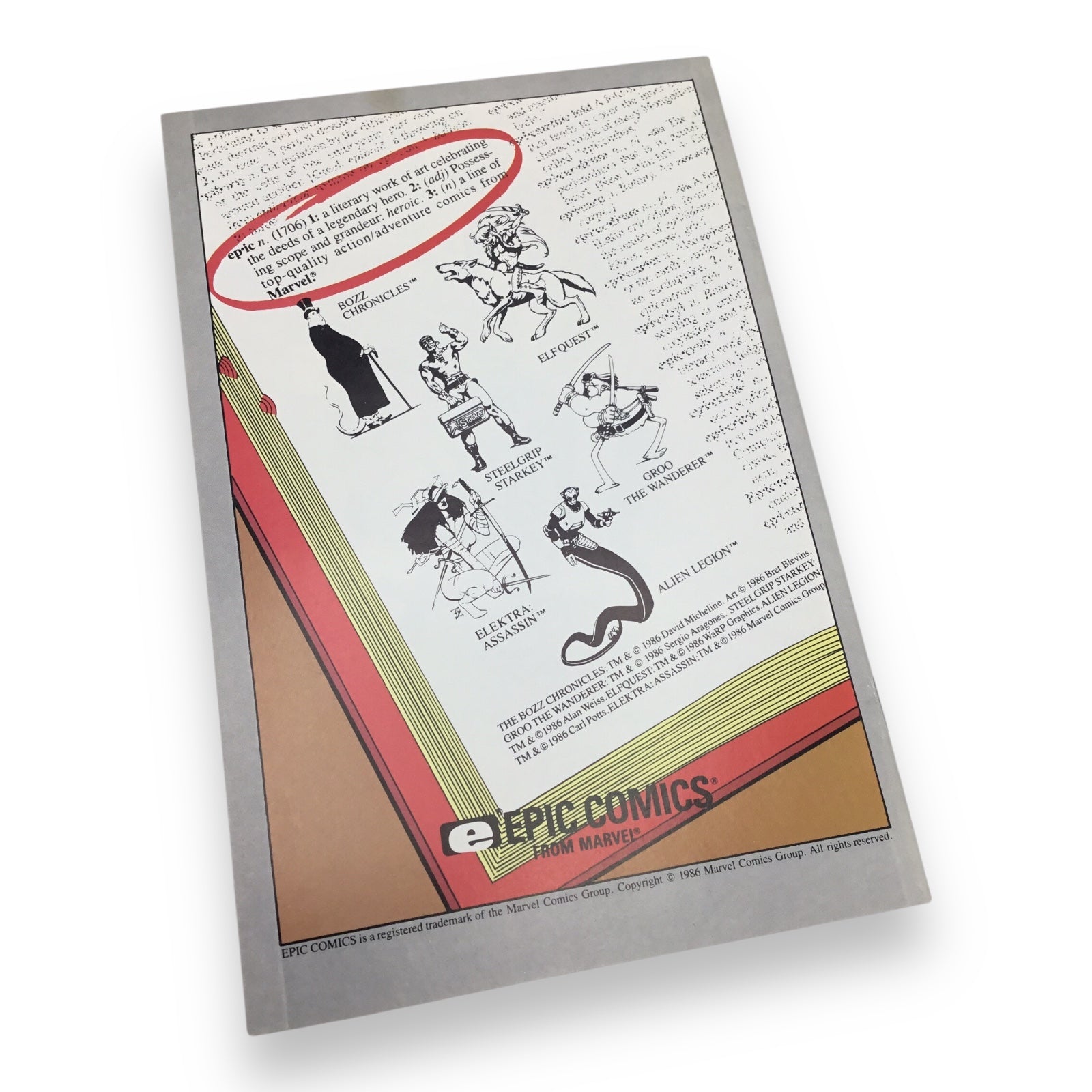 Elektra #1–8 Complete Set (1986, Marvel Comics) Signed by Mark A. Nelson