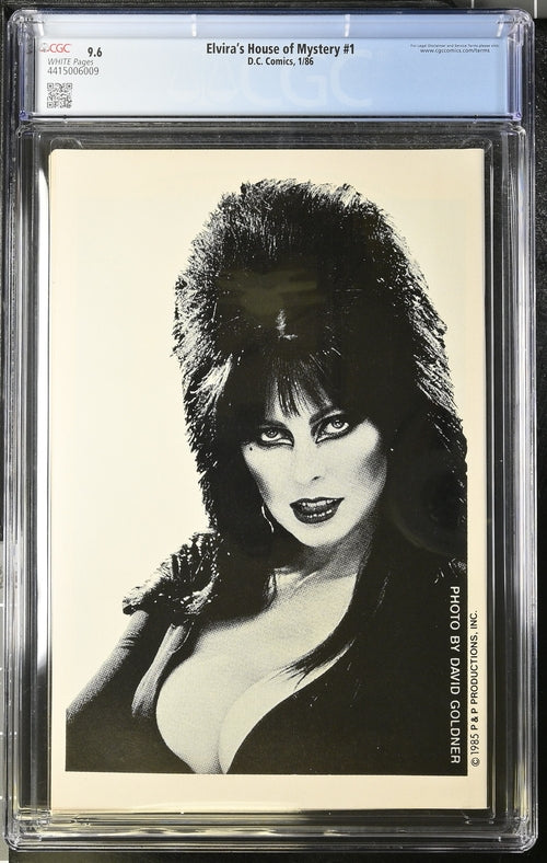 Elvira's House of Mystery #1 - DC Comics 1986 - CGC 9.6 - Brian Bolland cover