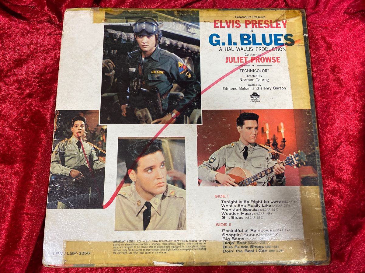 Elvis Presley - G.I. Blues - LP